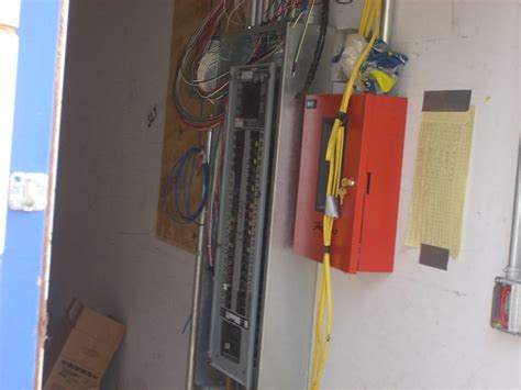 move a junction box|moving electrical panel extending wires.